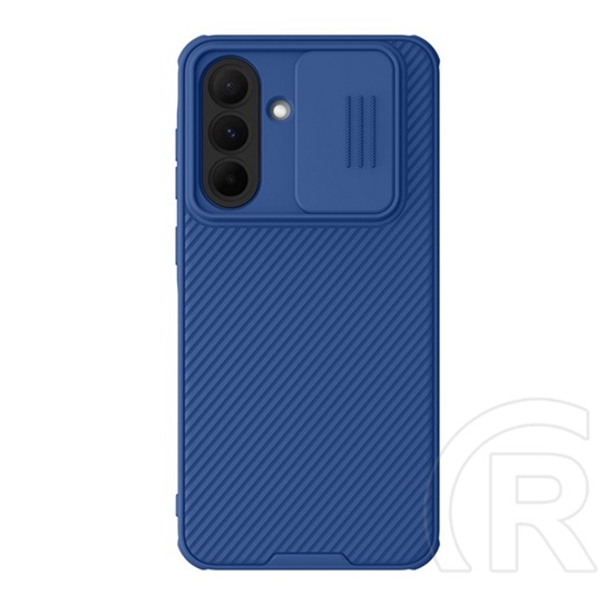 Nillkin Samsung Galaxy A56 5G (SM-A566) camshield pro szilikon telefonvédő (ütésállóság, kameravédő, csíkos) sötétkék