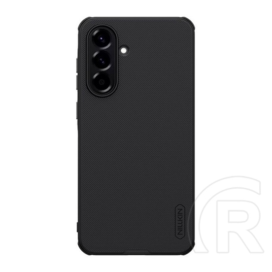 Nillkin Samsung Galaxy A56 5G (SM-A566) super frosted pro műanyag védő (ütésálló, gumírozott, érdes felület) fekete
