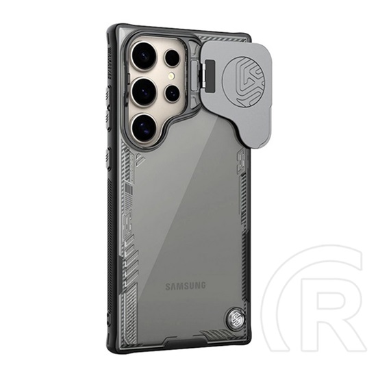 Nillkin Samsung Galaxy S24 Ultra (SM-S928) iceblade prop szilikon védő (ütésálló, kameravédővédő, magsafe) fekete
