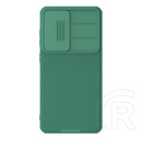Nillkin Samsung Galaxy S25 Plus (SM-S936) camshield pro szilikon telefonvédő (ütésállóság, kameravédő, csíkos) sötétzöld