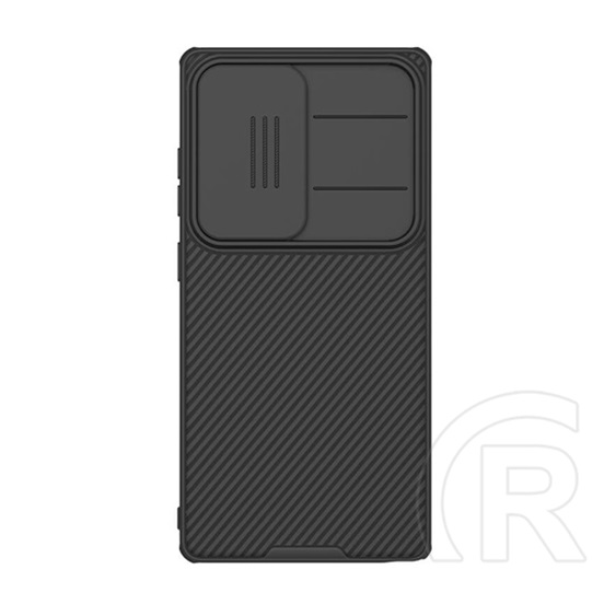 Nillkin Samsung Galaxy S25 Ultra (SM-S938) camshield pro magnetic műanyag védő (ütésálló, mágneses, csíkos) fekete