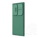 Nillkin Samsung Galaxy S25 Ultra (SM-S938) camshield pro szilikon telefonvédő (ütésálló, kameravédő, csíkos) sötétzöld