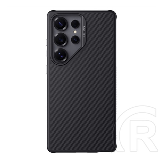 Nillkin Samsung Galaxy S25 Ultra (SM-S938) synthetic fiber pro ( légpárnás sarok, karbon minta, magsafe) fekete