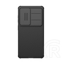 Nillkin Samsung Galaxy S26 (SM-S942) camshield pro szilikon telefonvédő (ütésállóság, kameravédő, csíkos) fekete