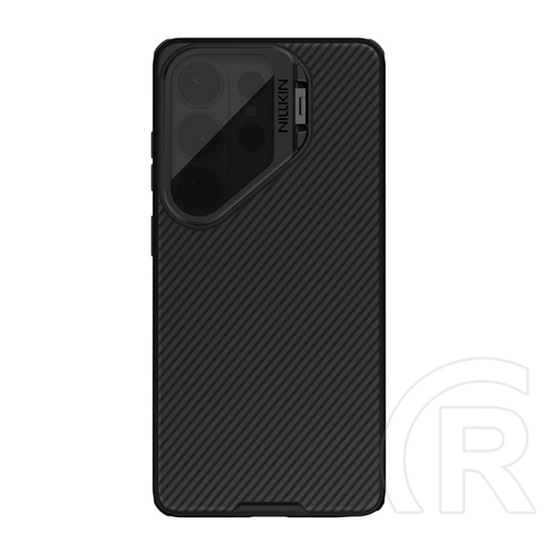Nillkin Samsung Galaxy S26 Ultra (SM-S948) camshield prop magnetic (ütésálló, kameravédő, kitámasztó, csíkos) fekete