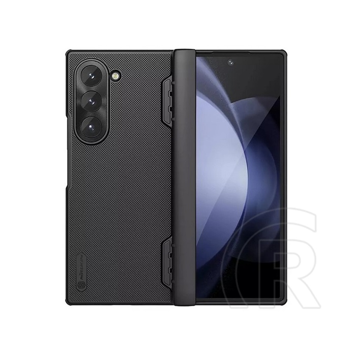 Nillkin Samsung Galaxy Z Fold6 5G (SM-F956) super frosted fold védő (gumírozott, érdes felület, asztali tartós) fekete