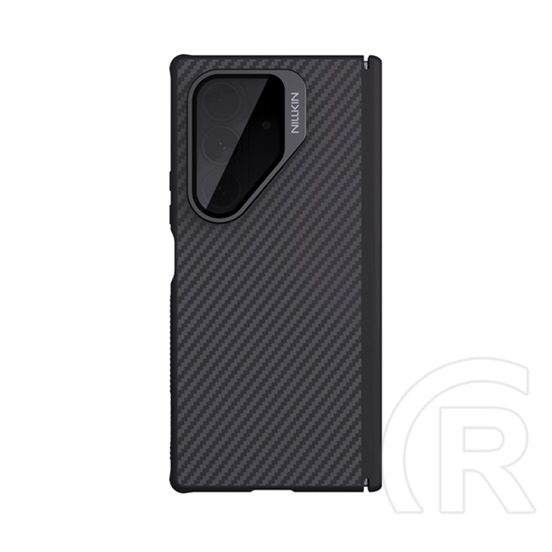 Nillkin Samsung Galaxy Z Fold7 (SM-F966) carboprop védő (ütésálló, kitámasztó, magsafe, karbon minta) fekete