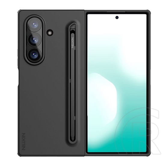 Nillkin Samsung Galaxy Z Fold7 (SM-F966) flex pure fold (ultravékony, plüss belső, matt + érintő ceruza) fekete