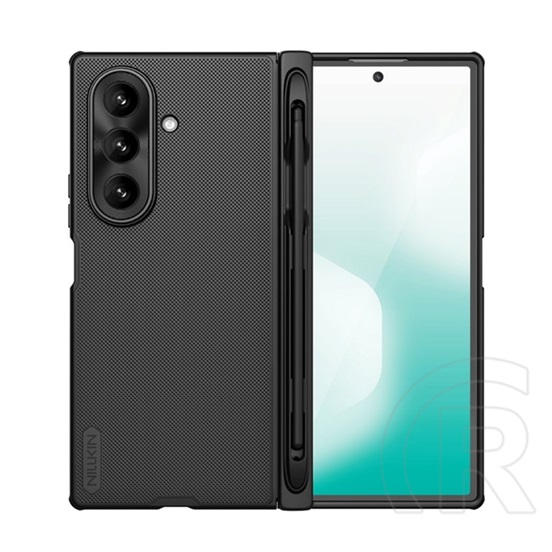 Nillkin Samsung Galaxy Z Fold7 (SM-F966) super fold (mágneses, érdes felület, asztali tartó, érintő ceruza) fekete
