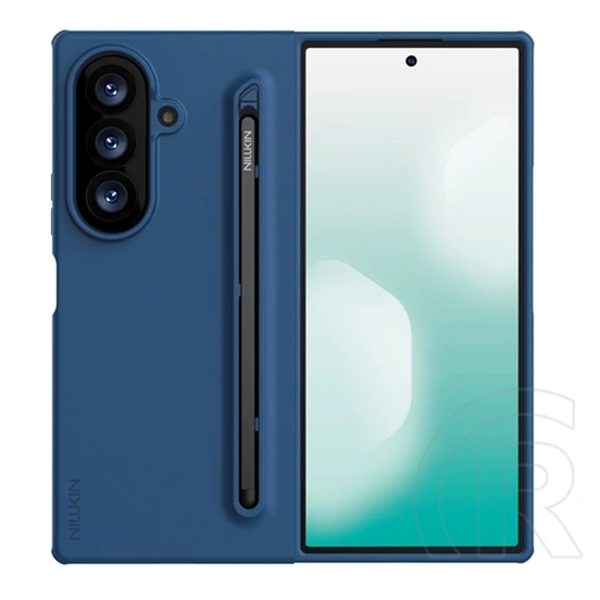 Nillkin Samsung Z Fold8 Ultra flex pure fold védő (ultravékony, mikrofiber plüss belső, matt + érintő ceruza) sötétkék