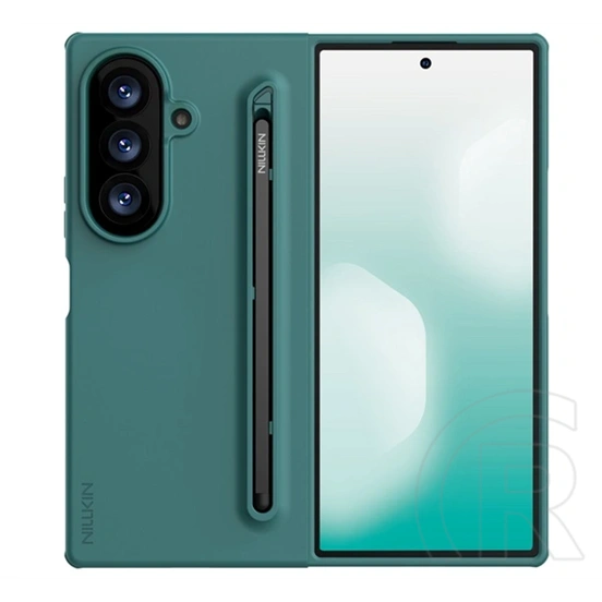 Nillkin Samsung Z Fold8 Ultra flex pure fold védő (ultravékony, mikrofiber plüss belső, matt + érintő ceruza) sötétzöld