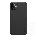 Nillkin Super Frosted Pro Apple iPhone 12 mini műanyag védő (közepesen ütésálló, gumírozott, érdes felület) fekete