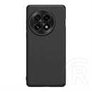 Nillkin Super Frosted Pro műanyag telefonvédő (mágneses, ütésálló, gumírozott, fekete)