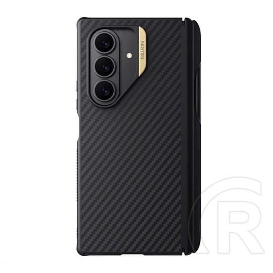 Nillkin Synthetic Fiber Pro műanyag telefonvédő (aramid bevonat, szénszálas külső, légpárnás sarok, MagSafe, érintőceruz
