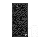 Nillkin TWINKLE Samsung Galaxy Note 10 (SM-N970F) szilikon védő (közepesen ütésálló, műanyag hátlap, csillogó) fekete