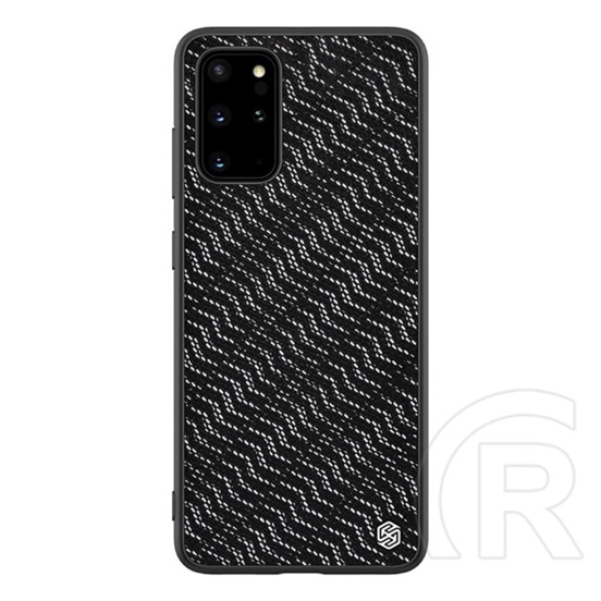 Nillkin TWINKLE Samsung Galaxy S20 Plus (SM-G986) szilikon védő (közepesen ütésálló, műanyag hátlap,  csillogó) ezüst