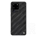 Nillkin TWINKLE Samsung Galaxy S20 Ultra (SM-G988B) szilikon védő (közepesen ütésálló, műanyag hátlap, csillogó) ezüst