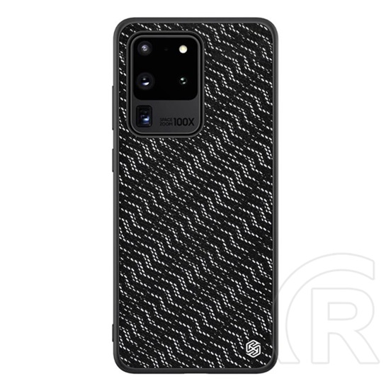 Nillkin TWINKLE Samsung Galaxy S20 Ultra (SM-G988B) szilikon védő (közepesen ütésálló, műanyag hátlap, csillogó) ezüst