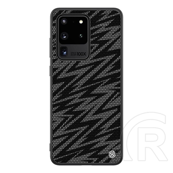 Nillkin TWINKLE Samsung Galaxy S20 Ultra (SM-G988B) szilikon védő (közepesen ütésálló, műanyag hátlap, csillogó) fekete