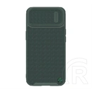 Nillkin Textured S szilikon telefonvédő (3D, kameravédő, prémium minőség, sötétzöld)