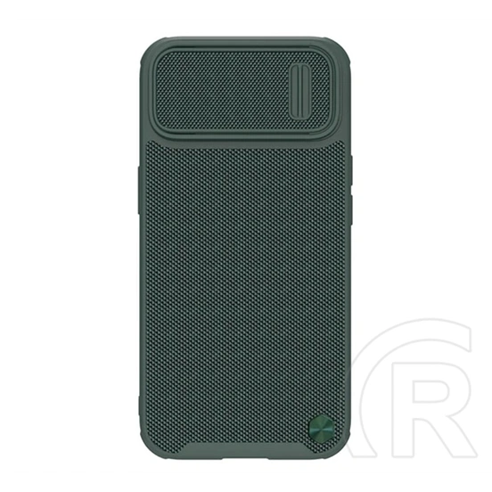 Nillkin Textured S szilikon telefonvédő (3D, kameravédő, prémium minőség, sötétzöld)