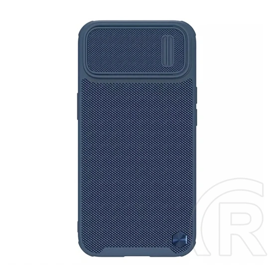 Nillkin Textured S szilikon telefonvédő (3D, kameravédő, prémium, sötétkék)