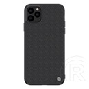 Nillkin Textured műanyag telefonvédő ( közepesen ütésálló, Apple iPhone 11 Pro szilikon keret, 3D minta) fekete