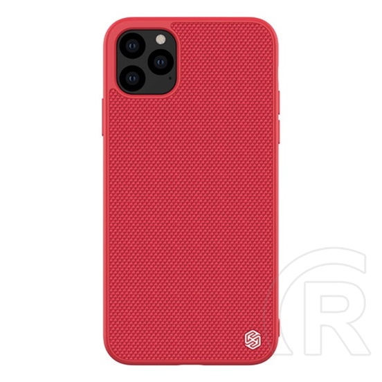 Nillkin Textured műanyag telefonvédő ( közepesen ütésálló, Apple iPhone 11 Pro szilikon keret, 3D minta) piros