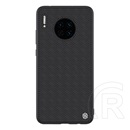 Nillkin Textured műanyag telefonvédő ( közepesen ütésálló, Huawei Mate 30 szilikon keret, 3D minta) fekete