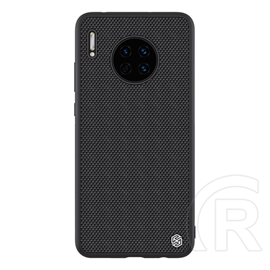 Nillkin Textured műanyag telefonvédő ( közepesen ütésálló, Huawei Mate 30 szilikon keret, 3D minta) fekete