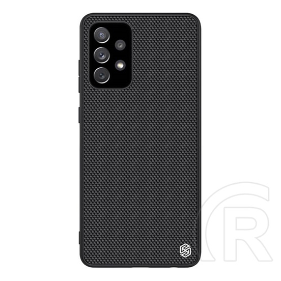 Nillkin Textured műanyag védő ( közepesen ütésálló, Samsung Galaxy A72 4G (SM-A725F) szilikon keret, 3D minta) fekete
