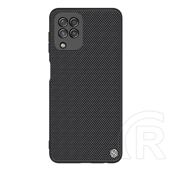 Nillkin Textured műanyag védő ( közepesen ütésálló, Samsung Galaxy M22 (SM-M225F) szilikon keret, 3D minta) fekete