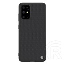 Nillkin Textured műanyag védő ( közepesen ütésálló, Samsung Galaxy S20 Plus (SM-G986) szilikon keret, 3D minta) fekete