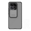 Nillkin Xiaomi 15T camshield pro szilikon telefonvédő (ütésállóság, kameravédő, csíkos) átlátszó/fekete