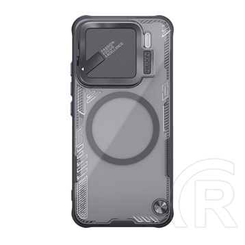 Nillkin Xiaomi 15 iceblade prop szilikon telefonvédő (ütésállóság, kameravédő, kitámasztó, magsafe) fekete