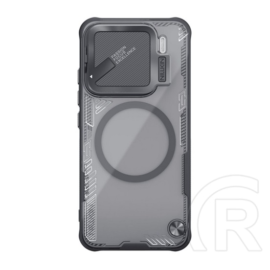 Nillkin Xiaomi 15 iceblade prop szilikon telefonvédő (ütésállóság, kameravédő, kitámasztó, magsafe) fekete