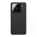 Nillkin Xiaomi 15 super frosted pro műanyag telefonvédő (ütésállóság, gumírozott, érdes felület) fekete