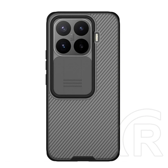 Nillkin Xiaomi 17T Pro camshield pro szilikon telefonvédő (ütésállóság, kameravédő, csíkos) átlátszó/fekete