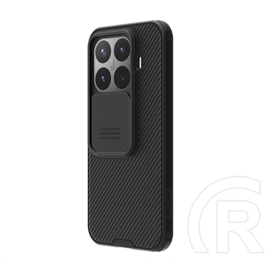 Nillkin Xiaomi 17T Pro camshield pro szilikon telefonvédő (ütésállóság, kameravédő, csíkos) fekete