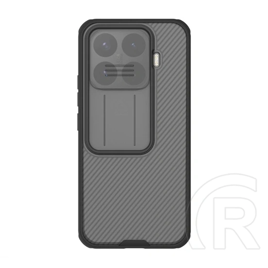 Nillkin Xiaomi 17T camshield pro szilikon telefonvédő (ütésállóság, kameravédő, csíkos) átlátszó/fekete