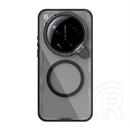Nillkin Xiaomi 17 Ultra iceblade prop magnetic szilikon telefonvédő (ütésálló, kameravédő, kitámasztó, mágneses) fekete