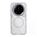 Nillkin Xiaomi 17 Ultra iceblade prop magnetic szilikon védő (ütésálló, kameravédő, kitámasztó, mágneses) világosszürke