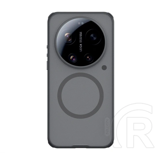 Nillkin Xiaomi 17 Ultra super frosted pro magnetic műanyag telefonvédő (mágneses, ütésálló, gumírozott) átlátszó/fekete