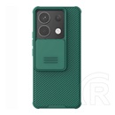 Nillkin Xiaomi Poco X6 5G camshield pro műanyag telefonvédő (szilikon keret, ütésállóság, kameravédő, csíkos) sötétzöld