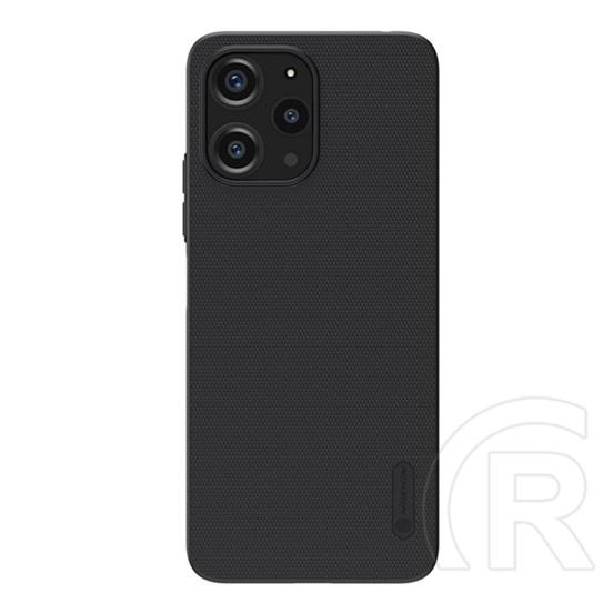 Nillkin Xiaomi Redmi 12 super frosted műanyag telefonvédő (gumírozott, érdes felület) fekete