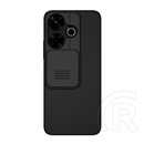 Nillkin Xiaomi Redmi 13 4G camshield szilikon telefonvédő (ütésállóság, kameravédő, csíkos) fekete
