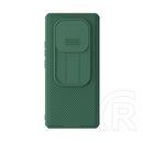 Nillkin Xiaomi Redmi Note 14 Pro 5G camshield pro szilikon telefonvédő (ütésállóság, kameravédő, csíkos) sötétzöld