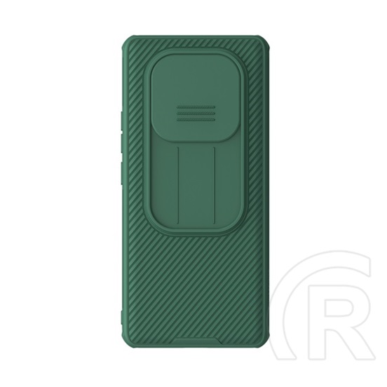 Nillkin Xiaomi Redmi Note 14 Pro 5G camshield pro szilikon telefonvédő (ütésállóság, kameravédő, csíkos) sötétzöld