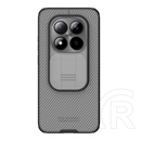 Nillkin Xiaomi Redmi Note 15 Pro 5G camshield pro szilikon telefonvédő (ütésállóság, kameravédő, csíkos) átlátszó/fekete