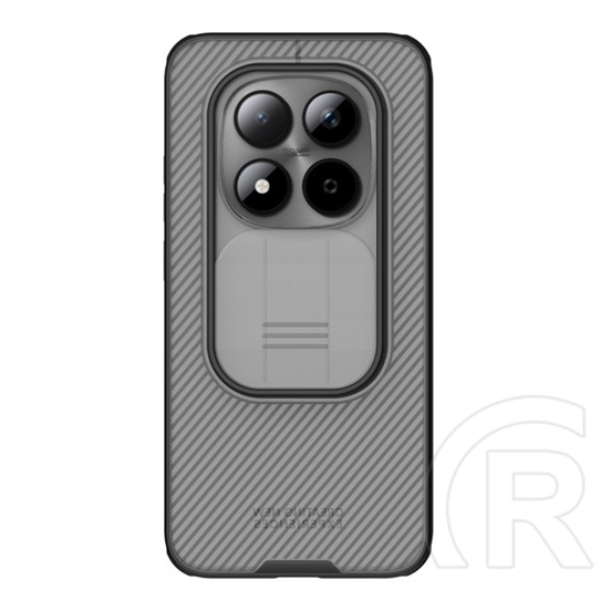 Nillkin Xiaomi Redmi Note 15 Pro 5G camshield pro szilikon telefonvédő (ütésállóság, kameravédő, csíkos) átlátszó/fekete